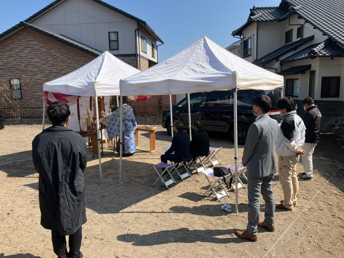 地鎮祭・地盤調査改良工事