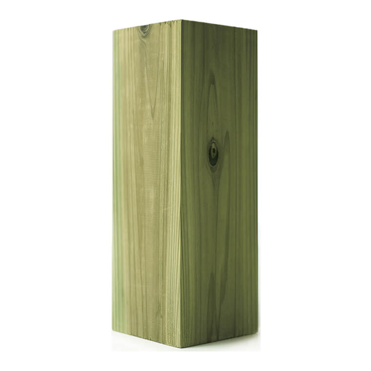 くさらない木材「緑の柱」