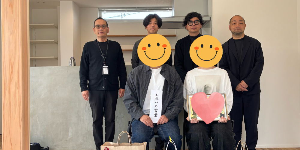 お引き渡し式を行いました!